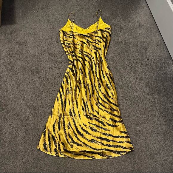 Noiri Harper Silk Dress In Tigers Eye NWT - Picture 3 of 5
